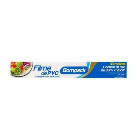 FILME PVC TRANSP BOMPACK 28X15M