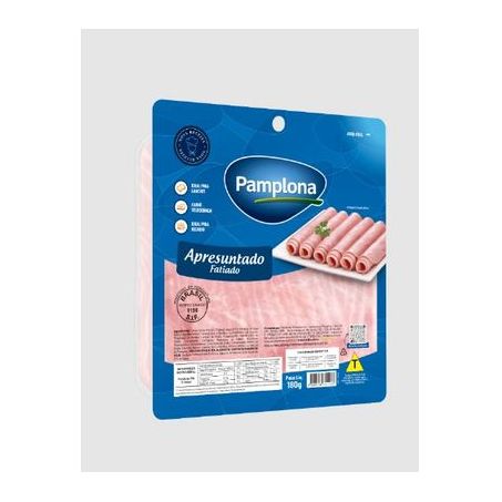 Apresuntado fatiado pamplona 180g