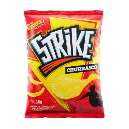 BATATA ONDULADA STRIKE 40G CHURRASCO 