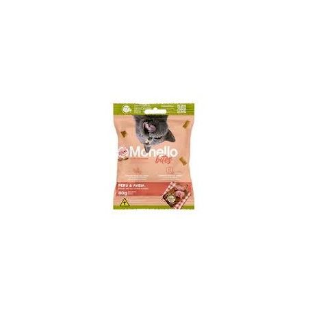 Petisco para gatos monello bites castrados peru e aveia 80g