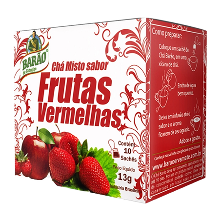 CHÁ BARÃO FRUTAS VERMELHAS 13G