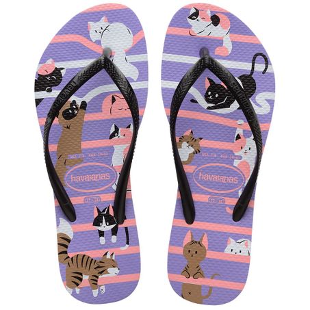 HAVAIANAS SLIM PETS ROXO PAISLEY 33/34