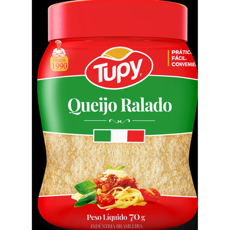 Queijo ralado tupy pt 70g