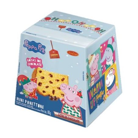 Panettone mini santa edwiges peppa pig 80g