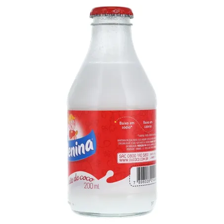 LEITE DE COCO MENINA VIDRO 200ML 360-6