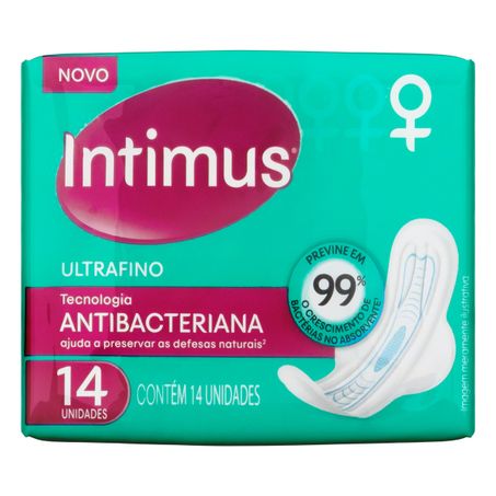 ABSORVENTE COM ABAS ANTIBACTERIANO ULTRAFINO INTIMUS