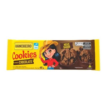 Biscoito Cookie Chocolate Rancheiro 60g