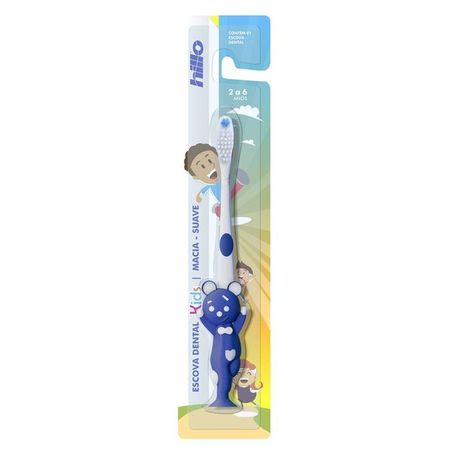 Escova dental hillo kids azul
