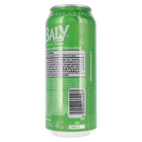 Energético Baly Maça Verde Lt 473ml 360-21