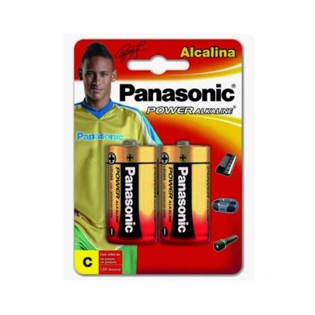 Pilha Média C Panasonic Alkaline Embalagem 2UN