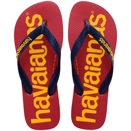 Sandalia/chinelo havaianas top logo mania vermelho 37/38