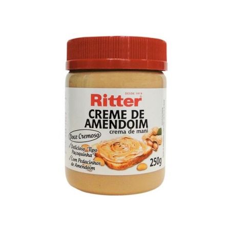 Creme de amendoim ritter 250gr