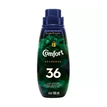 Amaciante concentrado comfort segredos 36 500ml