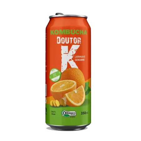 Kombucha Doutor K Laranja Orgânica 350ml
