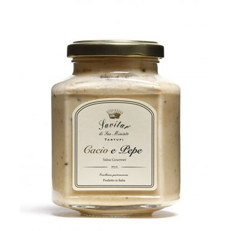 CREME SAVITAR 270G DE PECORINO COM PIMENTA CACIO E PEPE