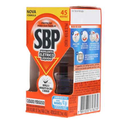 Inseticida Elétrico 45 Noite Sbp Mult Rf 35ml 360-4