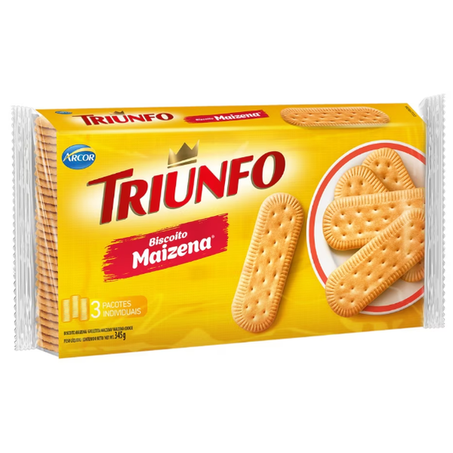 Biscoito Maizena Triunfo Multipack 345g