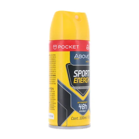 Desodorante above sport energy masculino aerossol 100ml 360-32