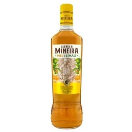 Cachaca canha mineira mel e limão 900ml