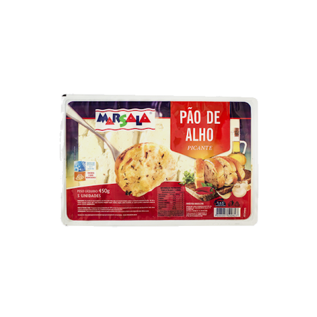 Pao de alho marsala picante 450gr