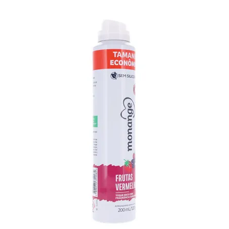 DESODORANTE AEROSOL MONANGE FEMININO TAMANHO ECONÔMICO FRUTAS VERMELHAS 200ML 360-32