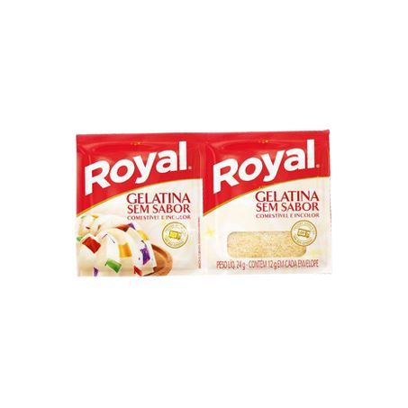 Gelatina royal sem sabor 24g