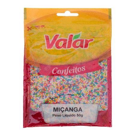 Missanga valar colorida 50g