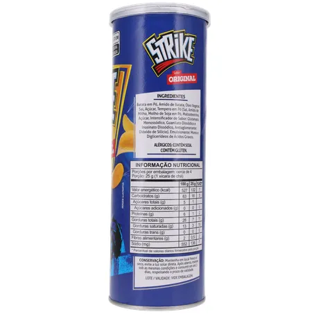 SALGADINHO BATATA STRIKE ORIGINAL POTE 90G 360-12