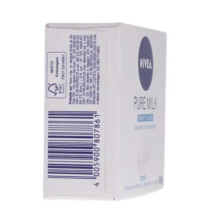 Sabonete nivea hidratante pure milk fresh caixa 90g 360-11