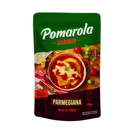 Molho de tomate parmegiana sachet pomarola sabores 300g