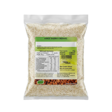 ARROZ INDIANO BASMATI 500G