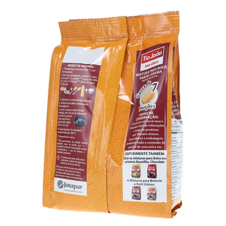 MISTURA BOLO TIO JOÃO LARANJA 270G 360-20