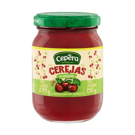 CEREJA EM CALDA CEPERA MARASQUINO VIDRO 150G