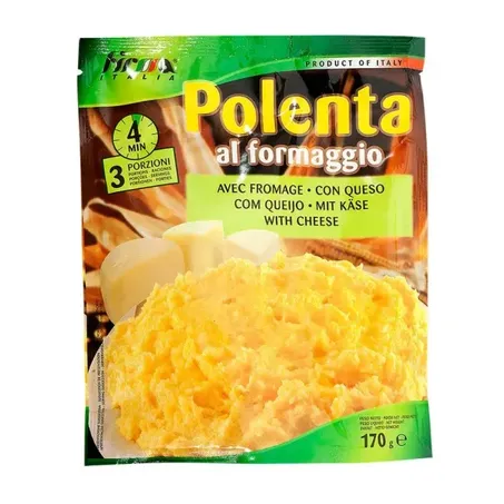Polenta com queijo firma itália 170g