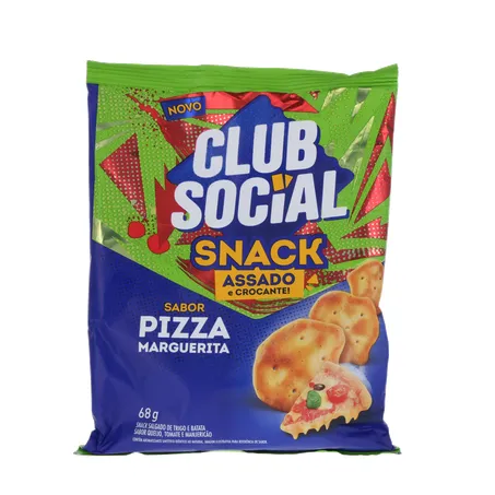 Biscoito Club Social Pizza Marguerita Pacote 68g 
  360-0