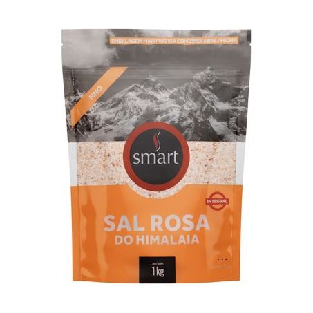 Sal Rosa Do Himalaia Smart Fino Embalagem 1KG