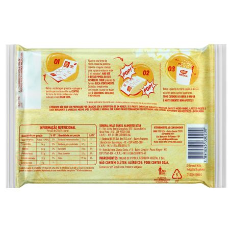 MILHO PIPOCA YOKI MICROOND LIGHT COM SAL 90G 360-3