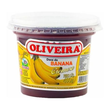 Doce de Banana Oliveira Cremoso Pote 400G