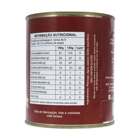 Pessego citral fatias 400g 360-14