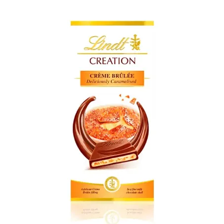 CHOCOLATE LINDT CREATION CREME BRULEE 150G