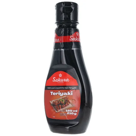 Molho teriyaki sakura squeeze 180ml 360-4