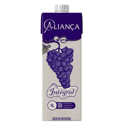 Suco alianca 1l integral tinto