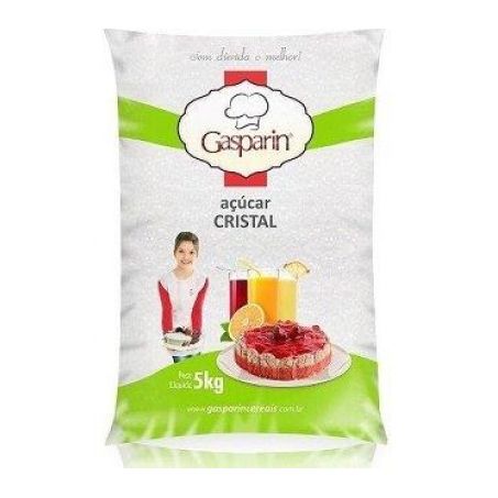 Açúcar cristal gasparin 5kg