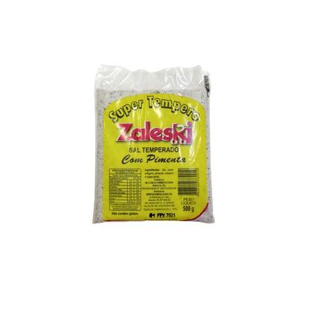 SAL TEMPERADO COM PIMENTA DA CASA 500 G           