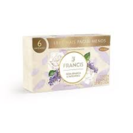 Sabonete barra francis 90g classic branco pcc/06un