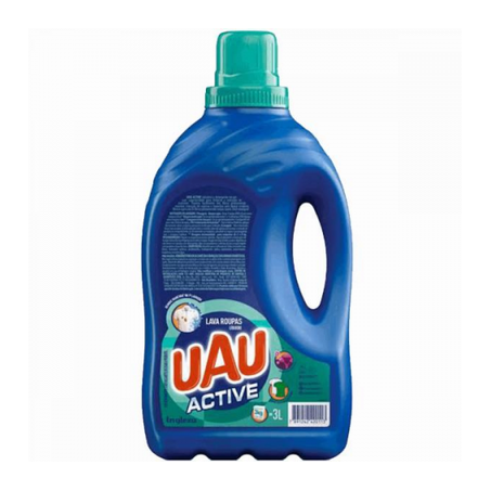 Lava Roupas Uau Active Frasco 3lt