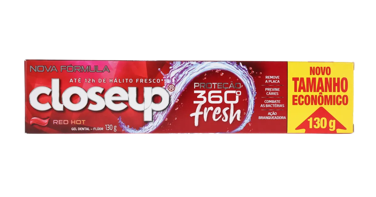 belletam67ページ Creme Dental Close Up Fresh Red Hot Tamanho Economico 130g