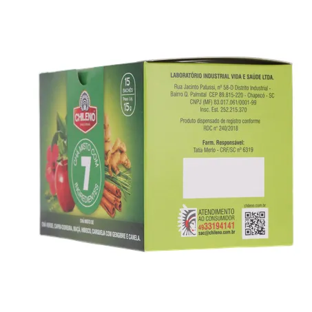 Cha chileno misto 7 ingredientes 15g 360-6