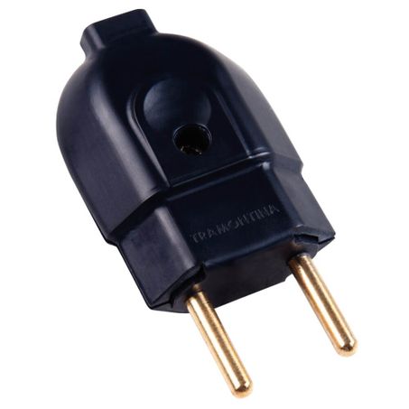PLUG TRAMONTINA MACHO PRETO
