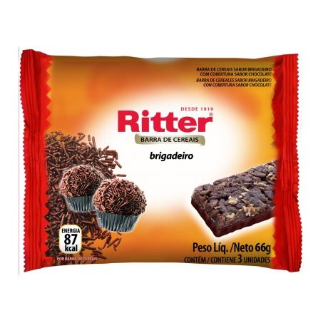Barra Cereal Ritter 66g Brigadeiro